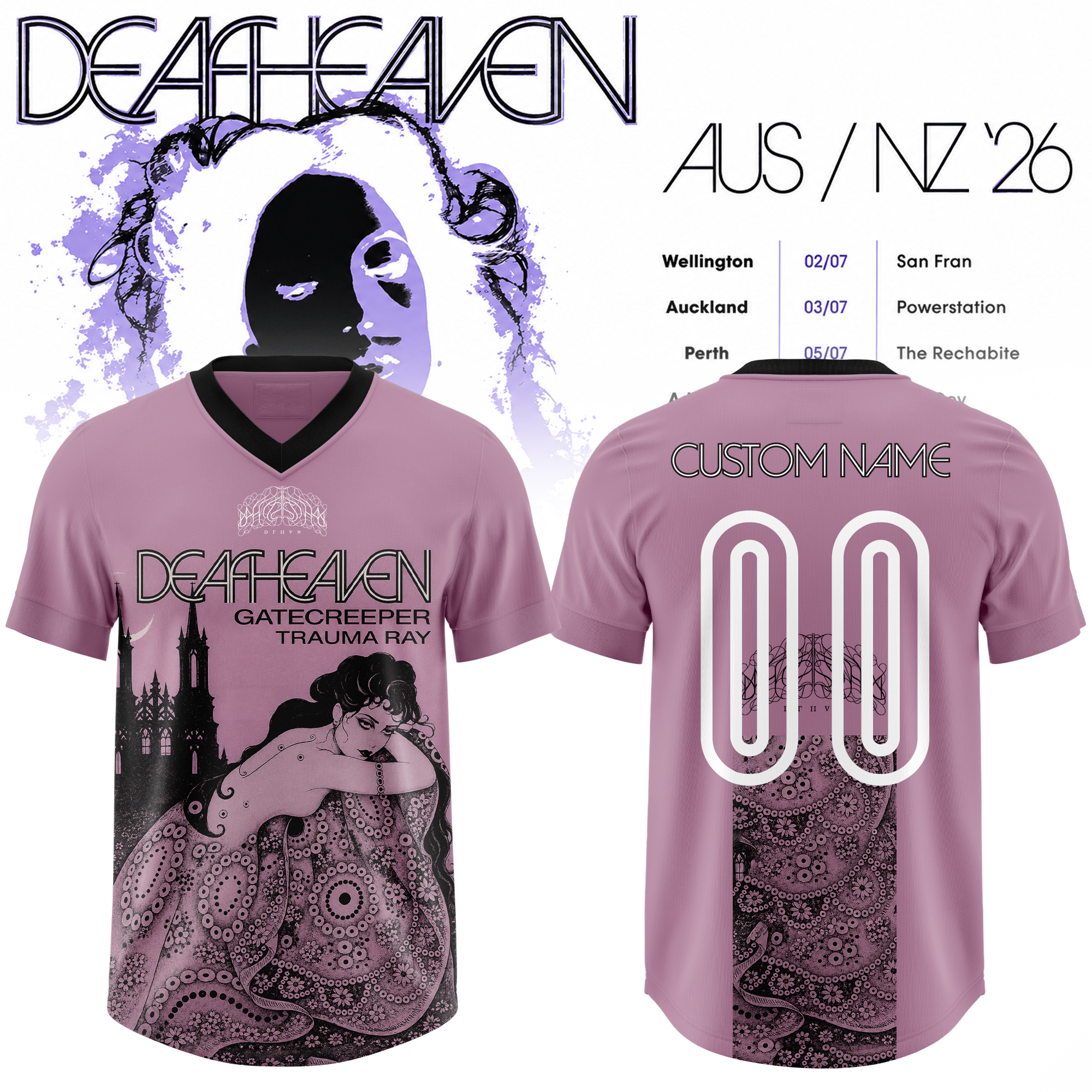 Deafheaven AUS NZ Tour 2026 Collector Merchandise Fan Edition