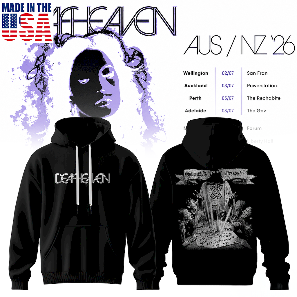 Deafheaven AUS NZ Tour 2026 Limited Edition Hoodie Collection