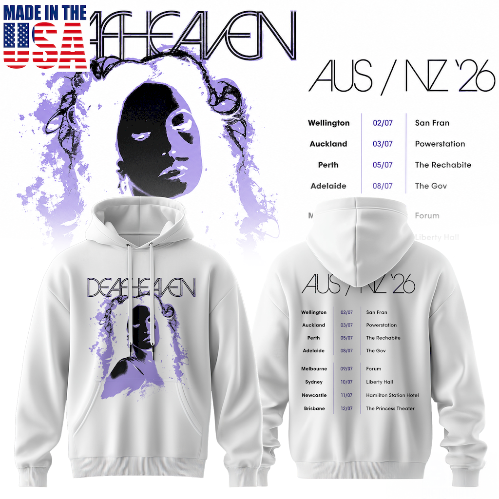 Deafheaven AUS NZ Tour 2026 Official Band Hoodie Collection
