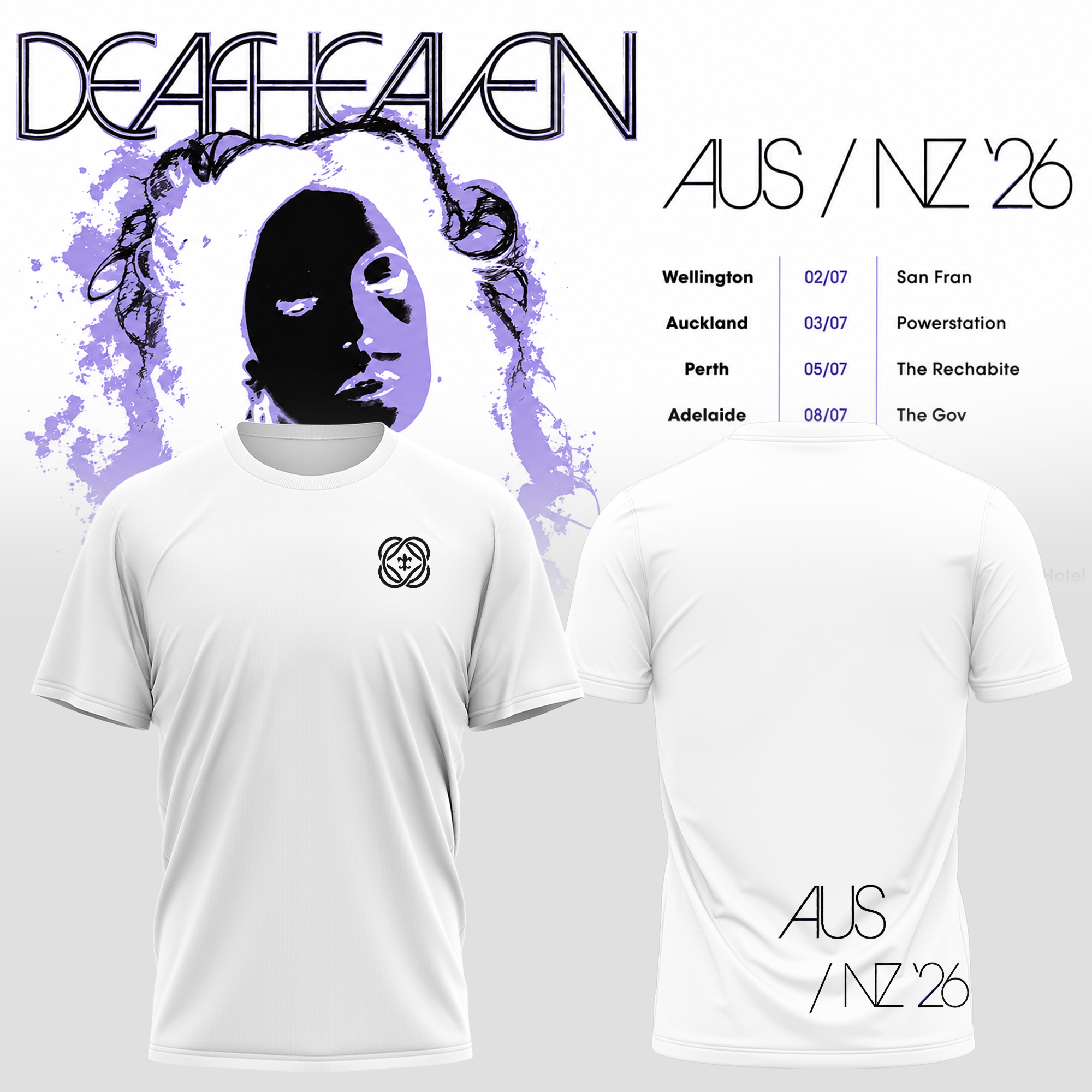 Deafheaven AUS NZ Tour 2026 Premium Fan Graphic T Shirt