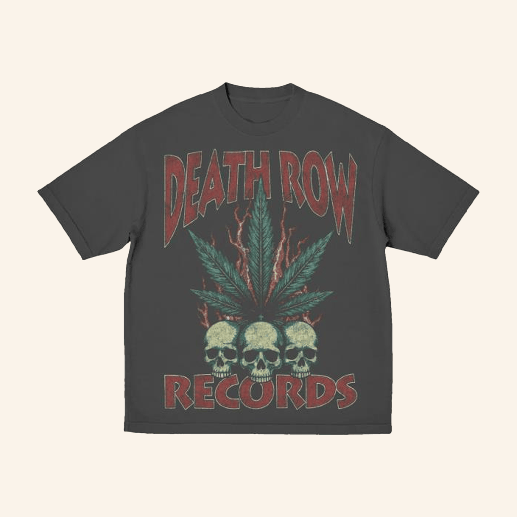 Death Row Records Merch Death Row Skulls TShirt Him Gifts