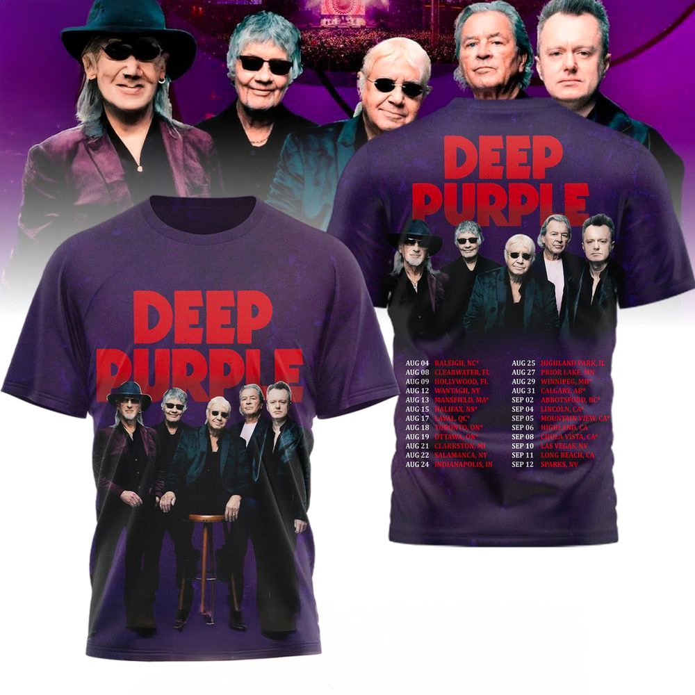 Deep Purple Tour 2026 TShirt
