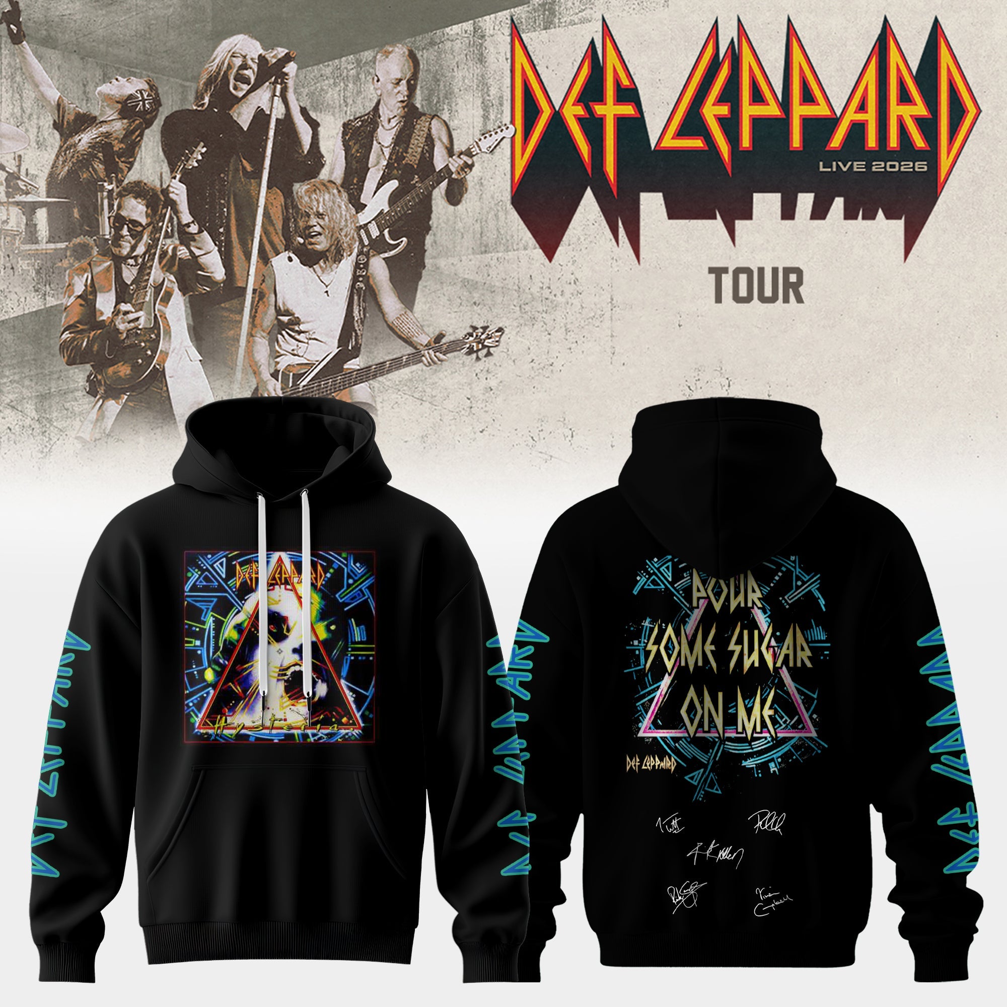 Def Leppard Live 2026 Collector Edition Hoodie