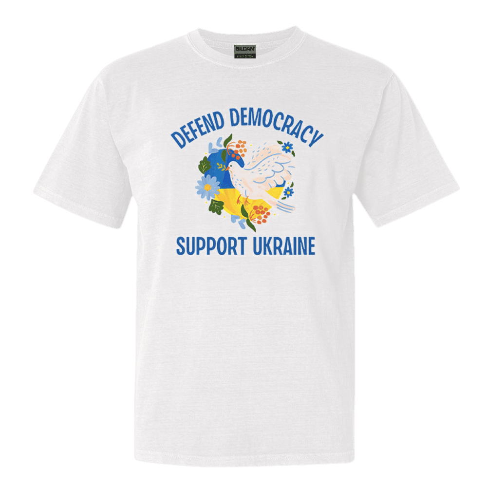 Defend Democracy Support Ukraine TShirt I Stand With Ukraine Shirt Gifts For Dad