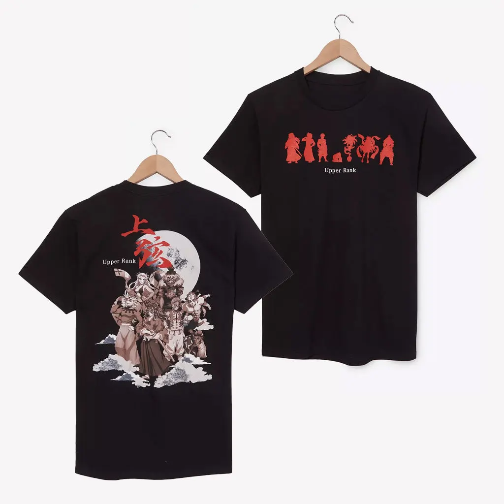 Demon Slayer Merch Demon Slayer Kimetsu No Yaiba Upper Rank Lineup Graphic TShirt Him Gifts