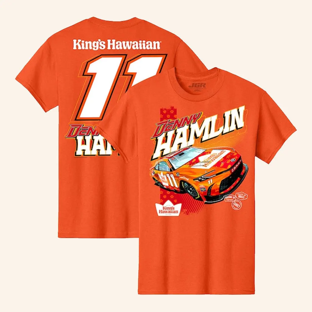 Denny Hamlin Merch Kings Hawaiian TShirt Gift Ideas For Husband
