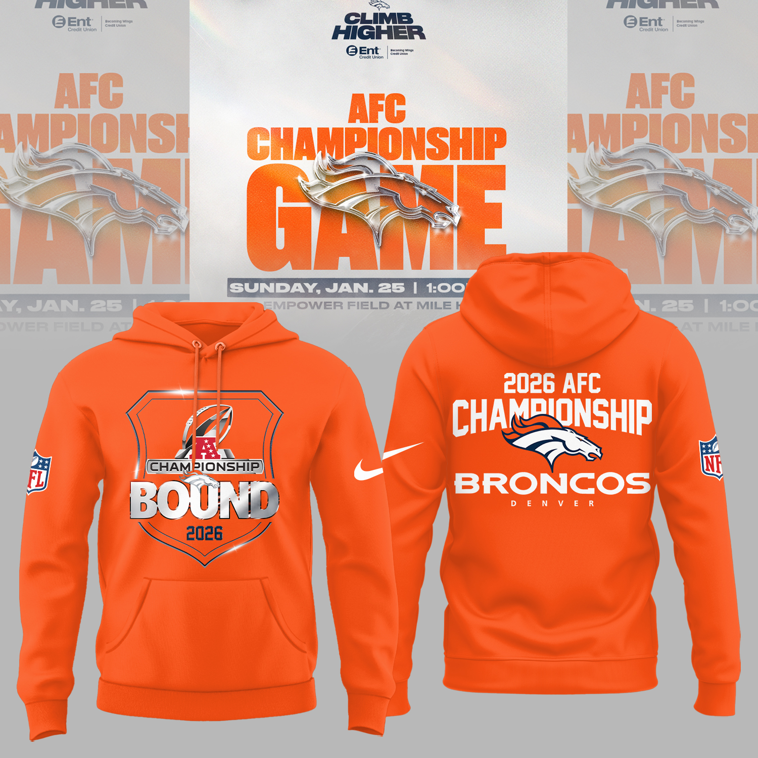 Denver Broncos 2026 Champions Bound Limited Edition Hoodie