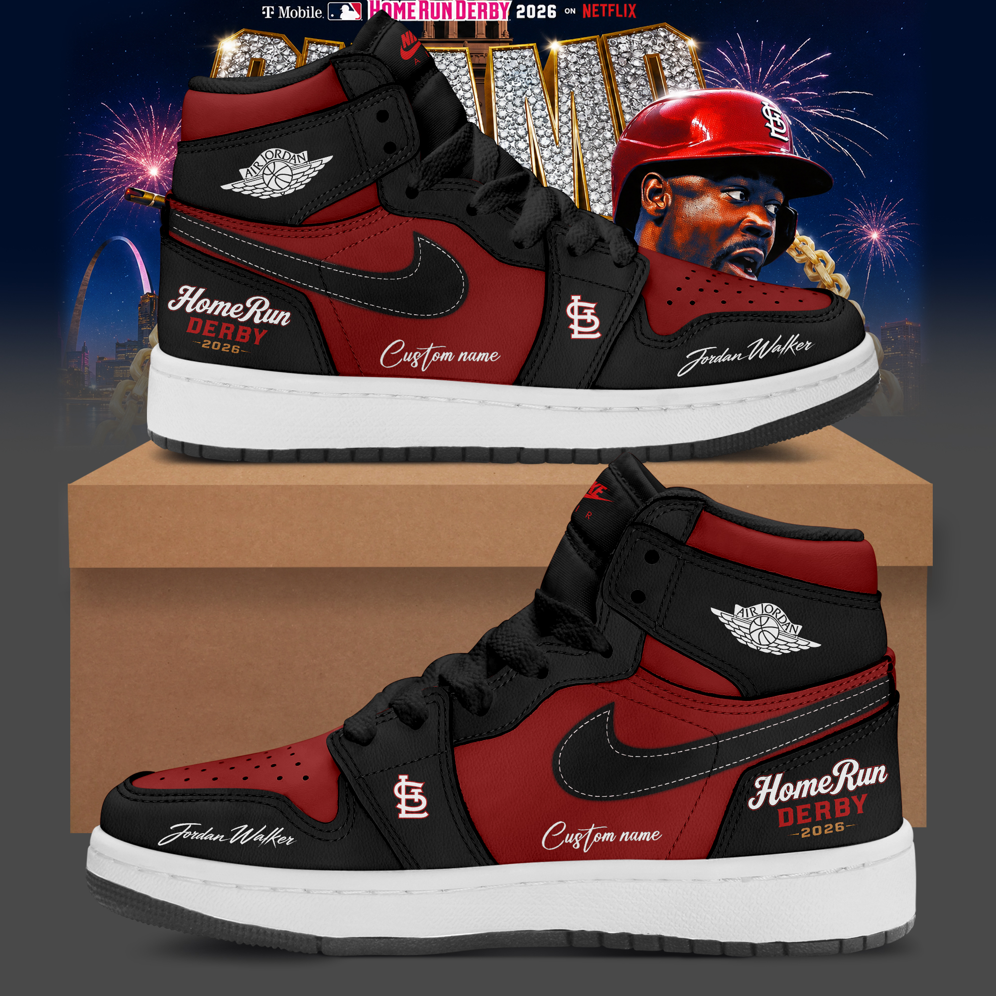 Derby Champion 2026 Custom High Top Sneakers Fan Gift