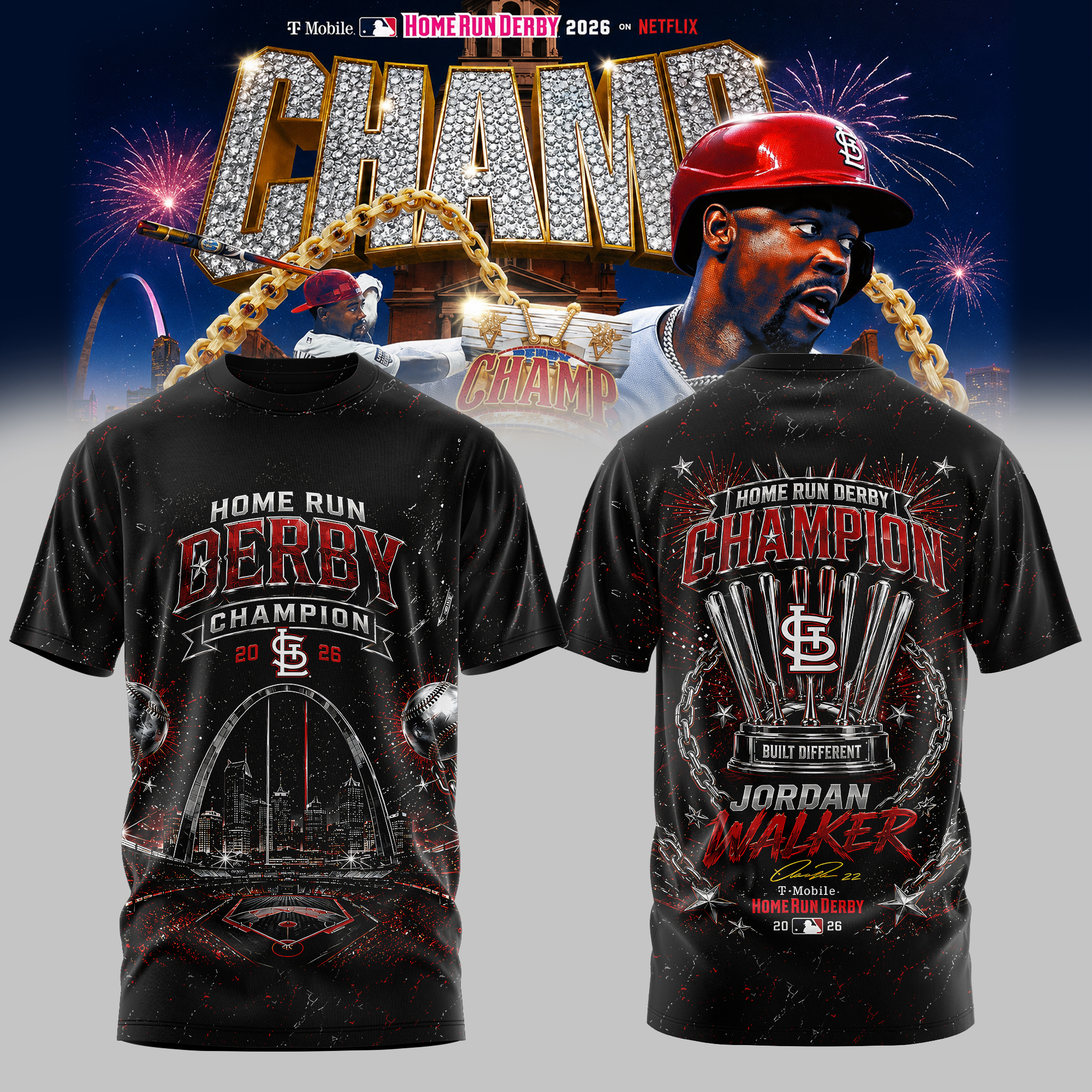 Derby Champion 2026 Premium Champion Graphic Tee