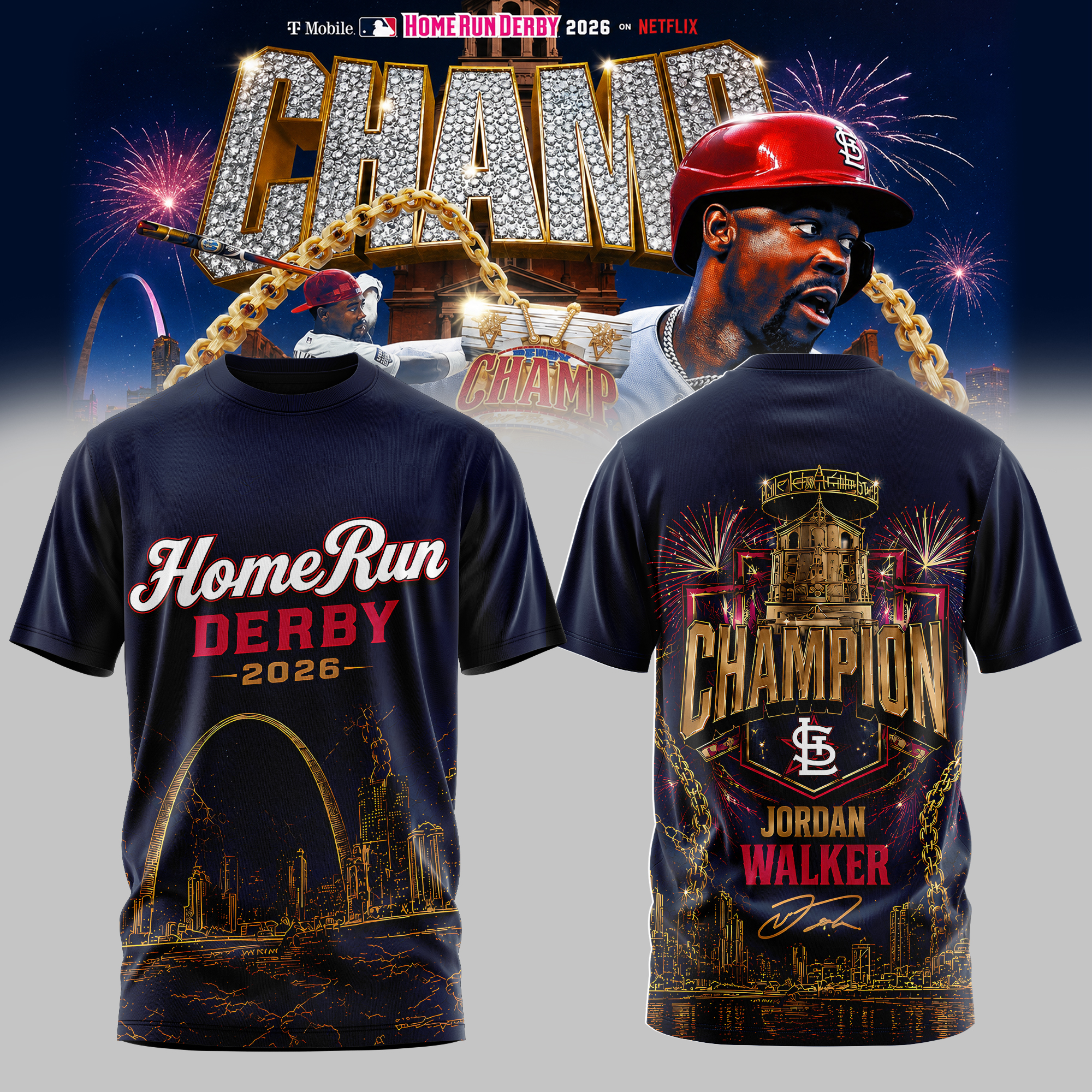 Derby Champion 2026 Signature Fan Graphic Tee