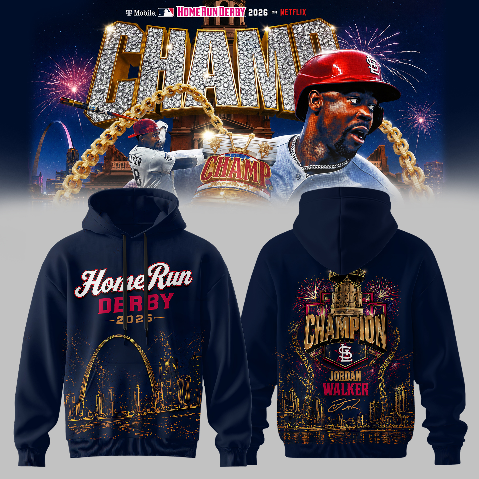 Derby Champion 2026 Signature Fan Hoodie
