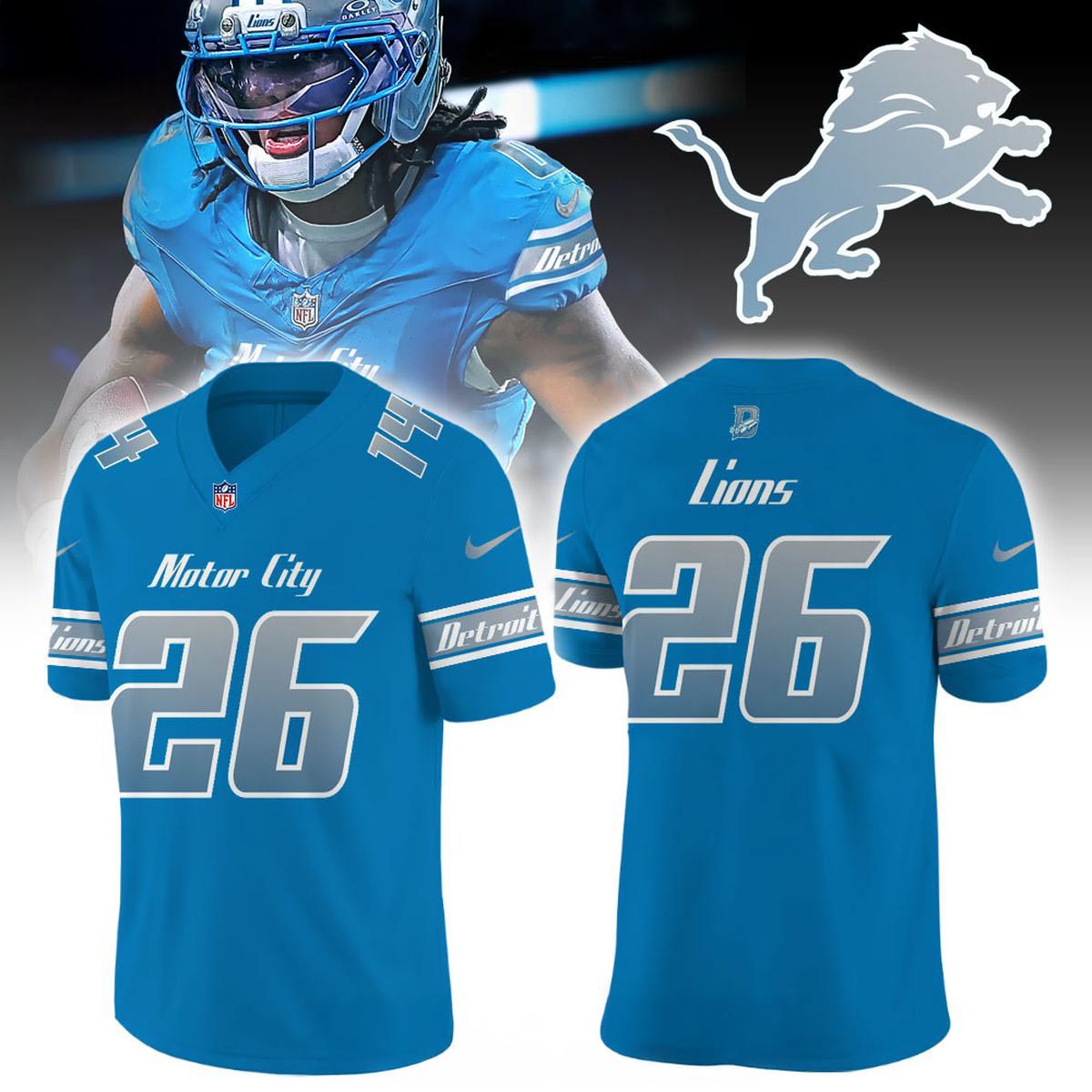 Detroit Lions 2026 Rivalries Full Throttle Night Personalized Football Jersey Custom Name Number Fan Apparel 2 - Unicasport Detroit Lions 2026 Rivalries Full Throttle Night Personalized Football Jersey Custom Name Number Fan Apparel