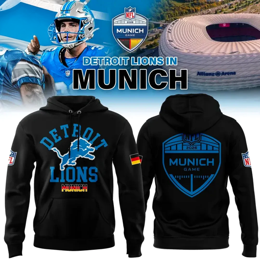 Detroit Lions NFL Munich game 2026 Limited Edition Hoodie
