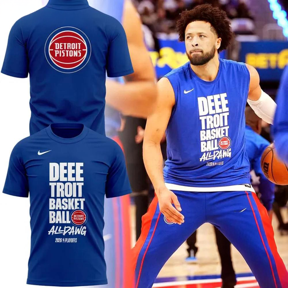 Detroit Pistons 2026 Basketball Playoffs T Shirt