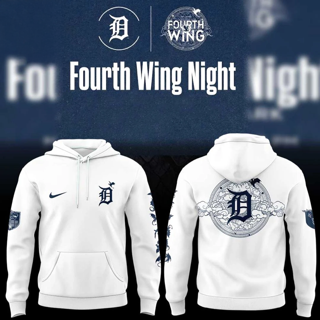 Detroit Tigers Fourth Wing Night 2026 New Edition Hoodie