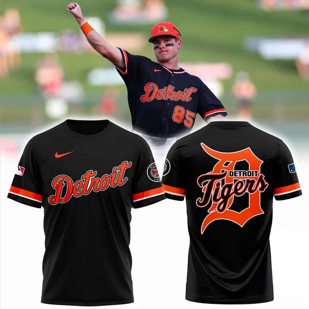 Detroit Tigers MLB 2026 Alternate Black Limited Edition T Shirt
