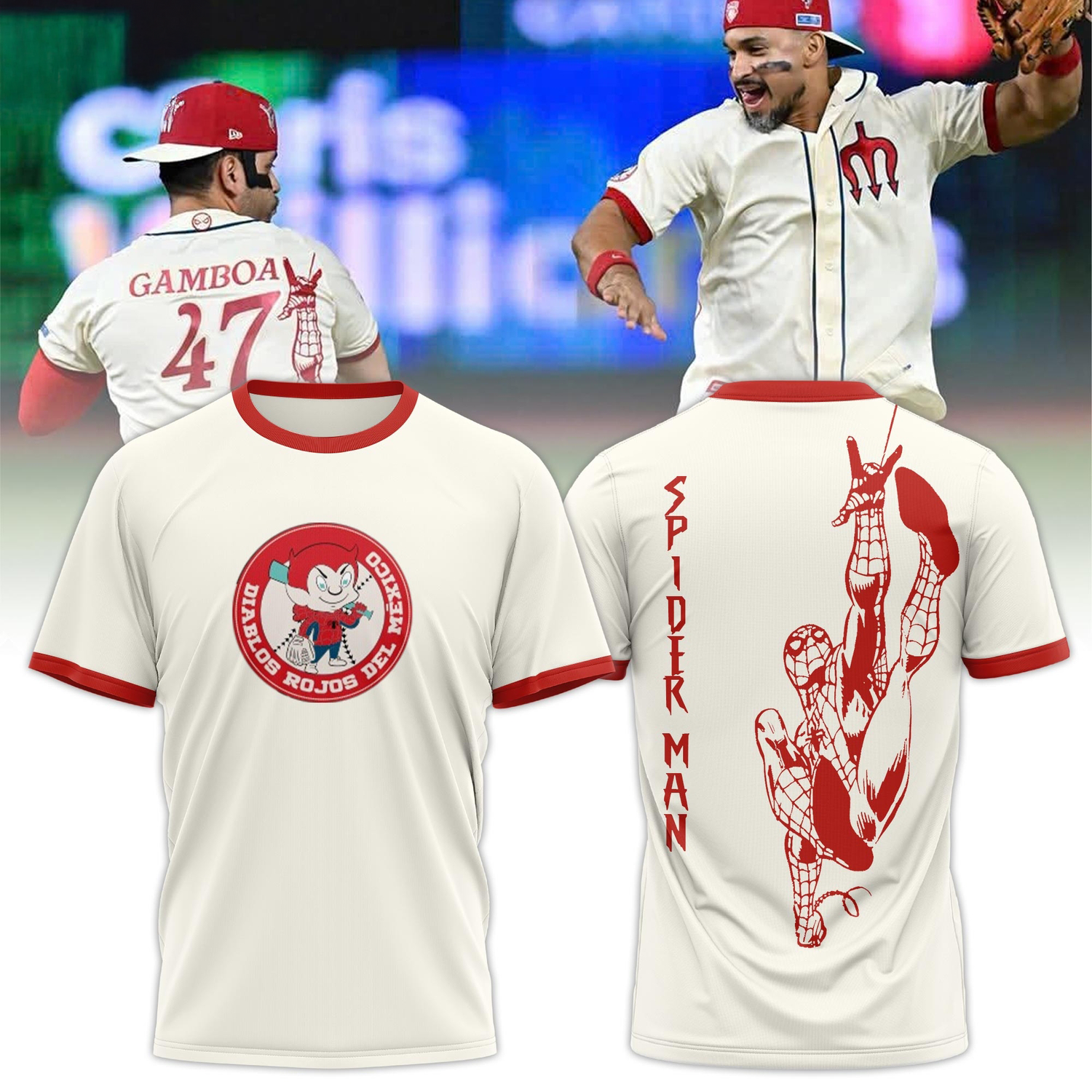 Diablos x SpiderMan 2026 Limited Edition Graphic TShirt