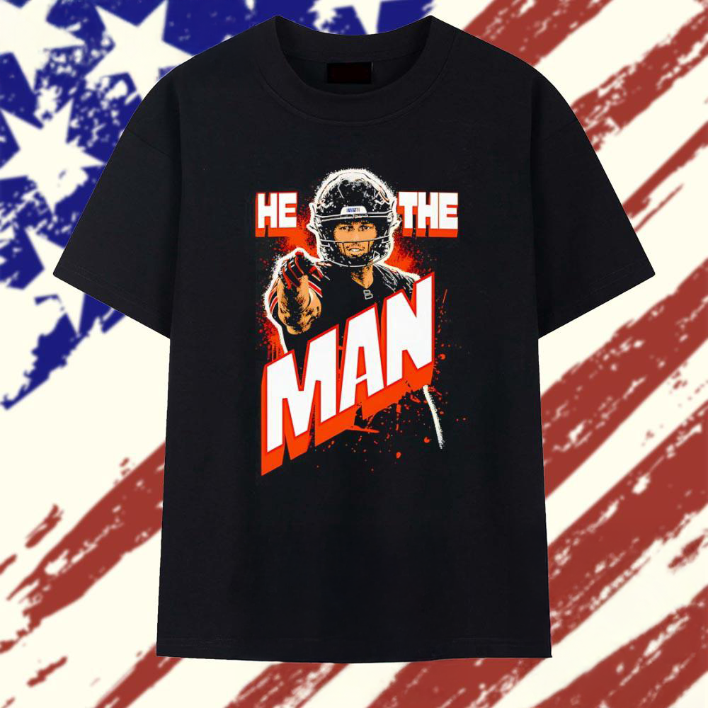 Dillon Thieneman of NFL Chicago Bears He the Man graphic T Shirt