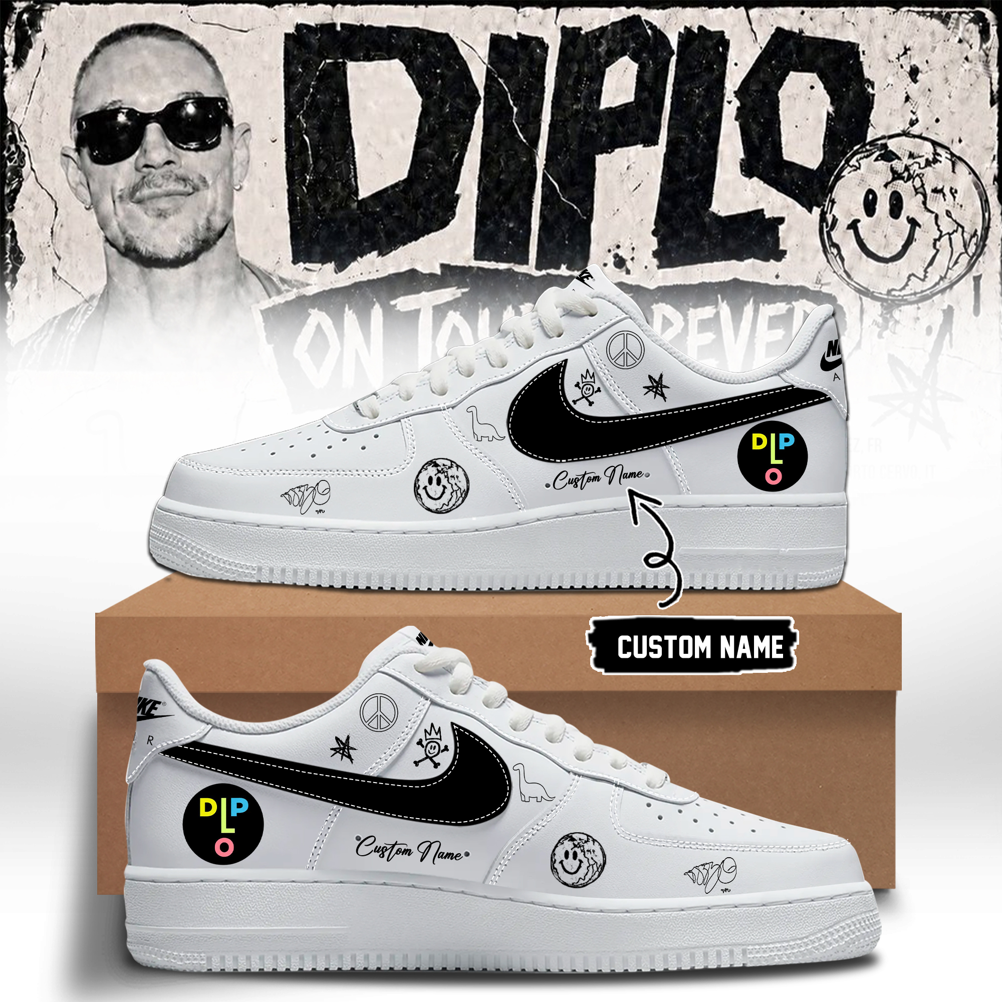 Diplo On Tour Forever Signed Collector Edition Lifestyle Sneakers