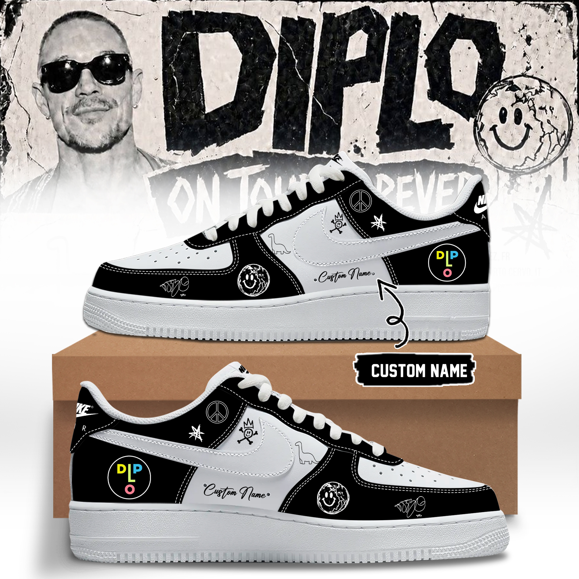 Diplo On Tour Forever Signed Premium Concert Footwear