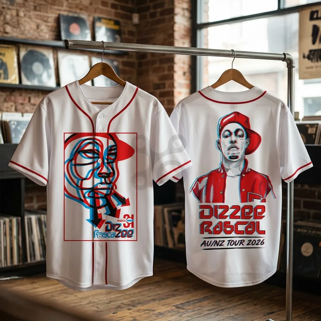 Dizzee Rascal We Want Bass 2026 White Limited Baseball Jersey Collection