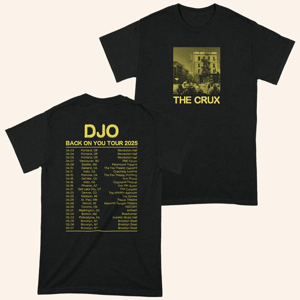 Djo Merch The Crux 2025 NA Tour TShirt Fans Gift Ideas