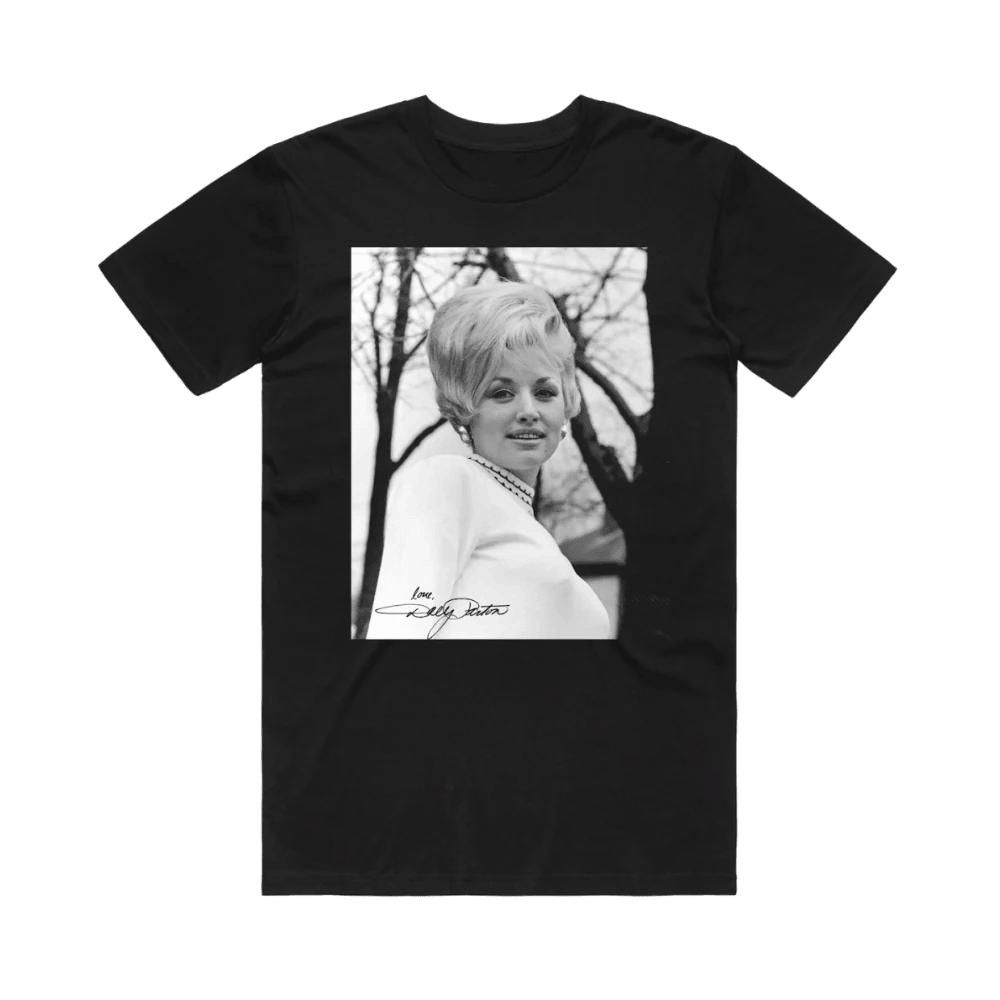 Dolly Parton Merch Love Dolly Photograph Black TShirt Dolly Parton Shirt Fathers Day Gifts