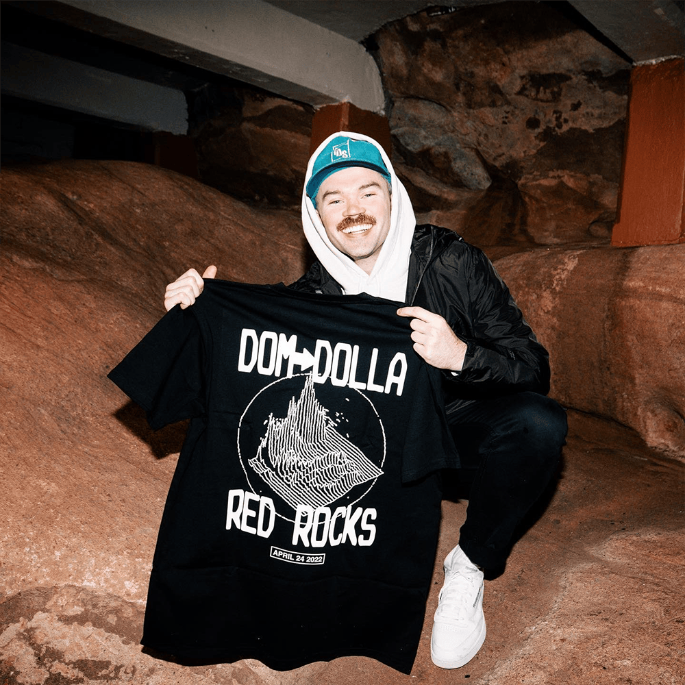 Dom Dolla Merch Dom Dolla Red Rocks TShirt Stepdad Gifts For Fathers Day