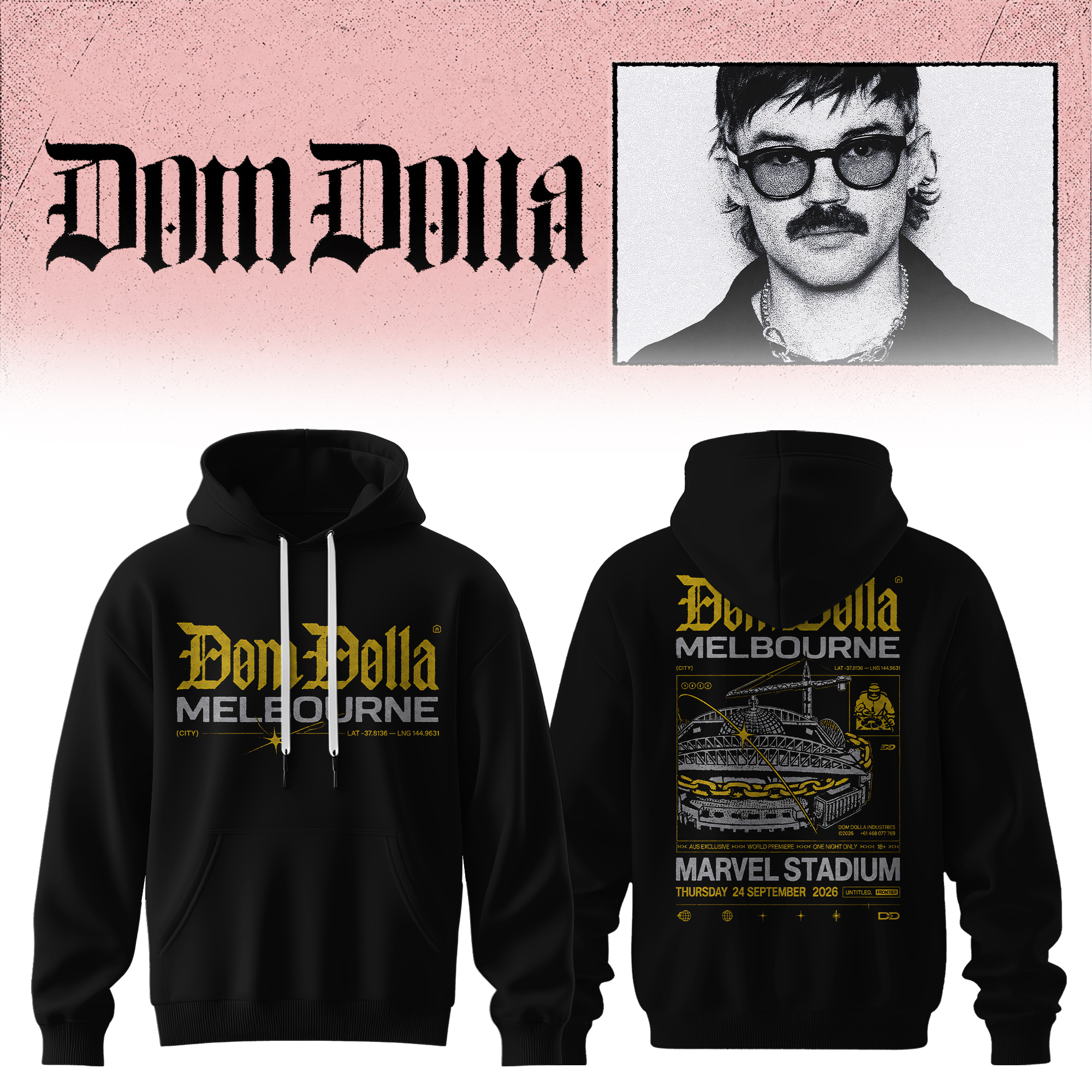 Dom Dolla Tour Collection Collector Edition Fan Hoodie