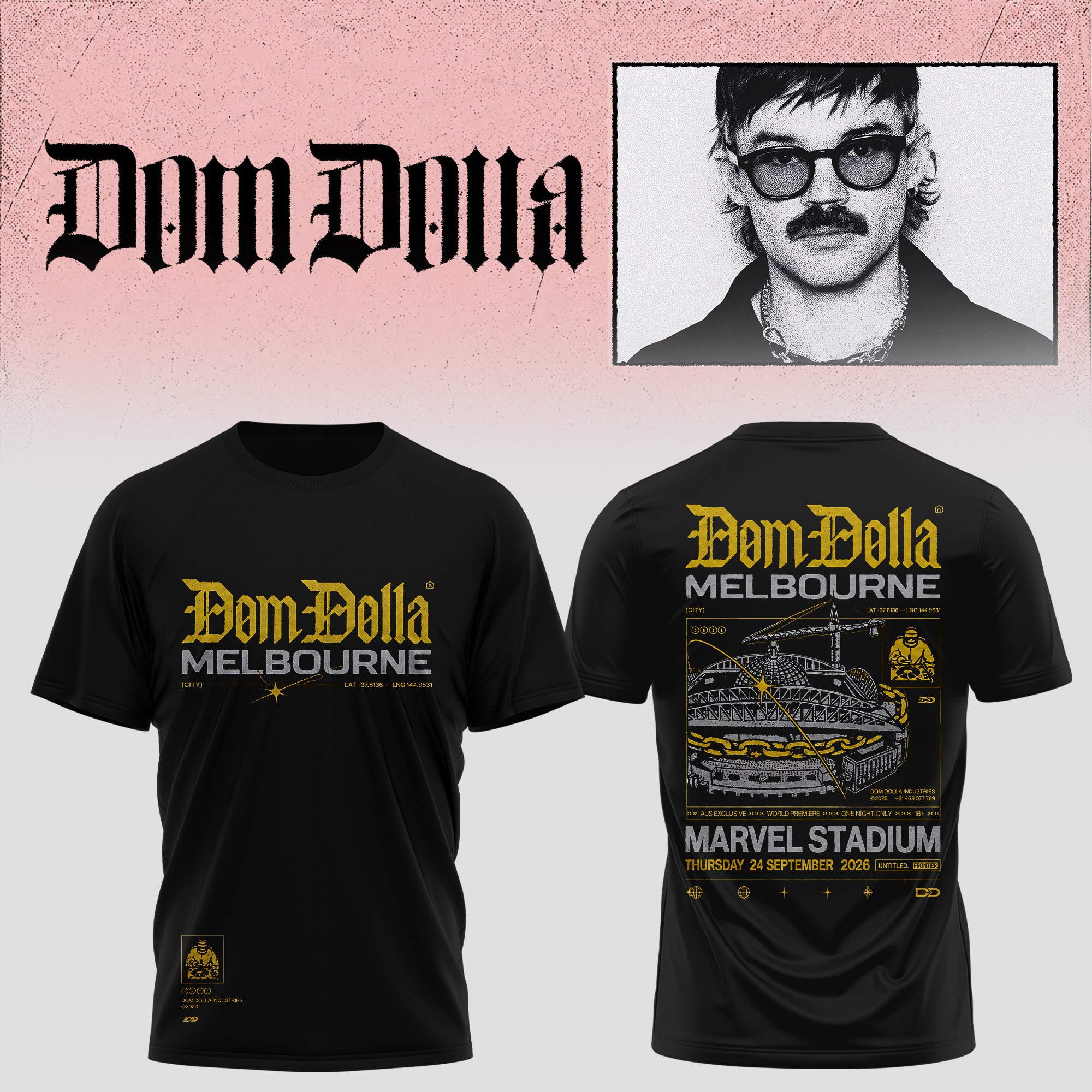 Dom Dolla Tour Collection Collector Edition Graphic T Shirt