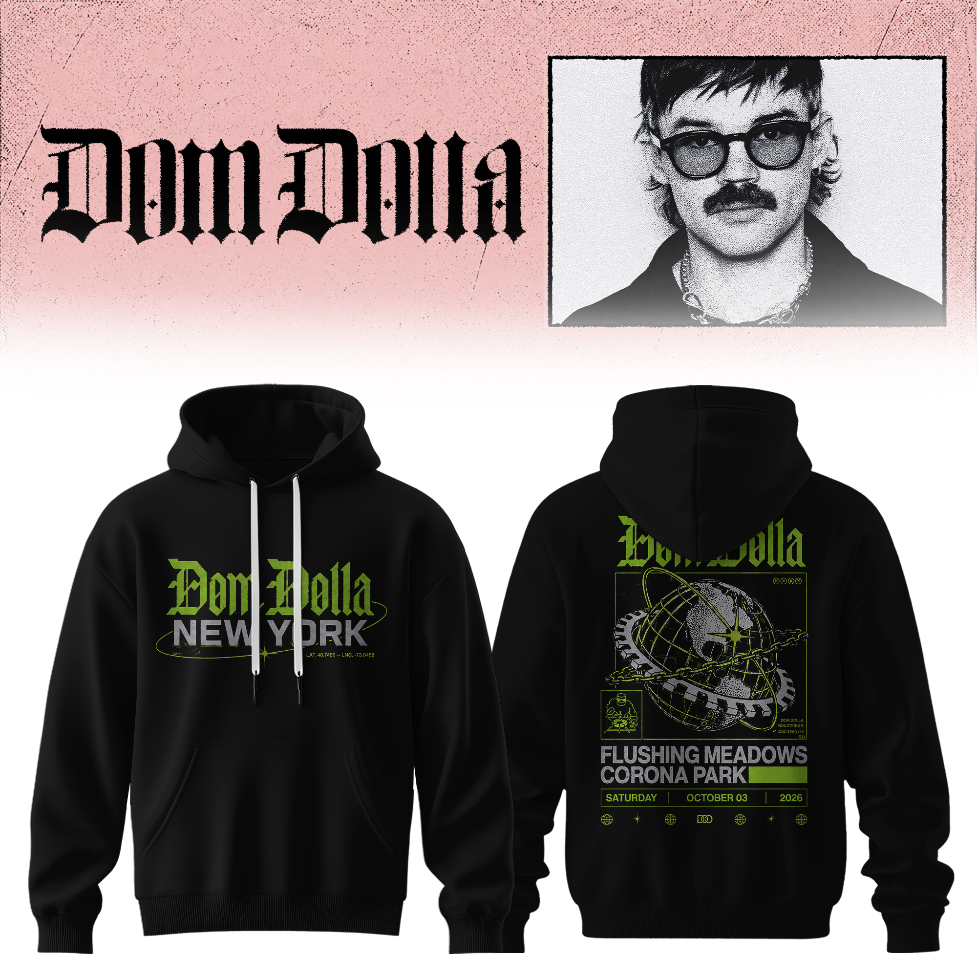 Dom Dolla Tour Collection Premium Concert Hoodie