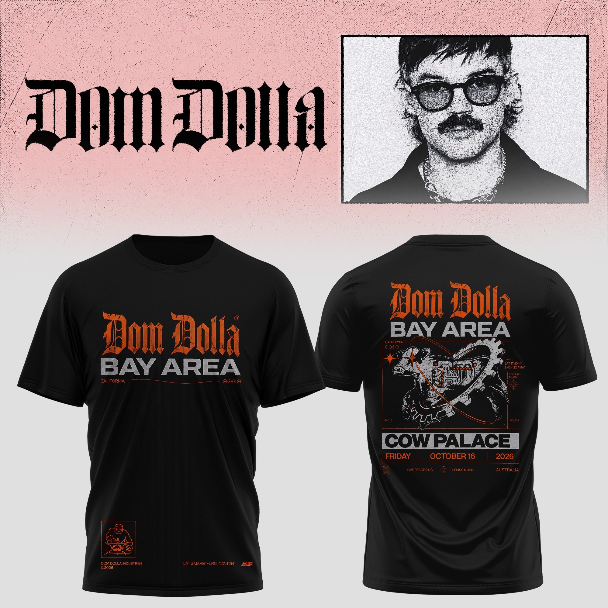 Dom Dolla Tour Collection Signature Festival Graphic Tee