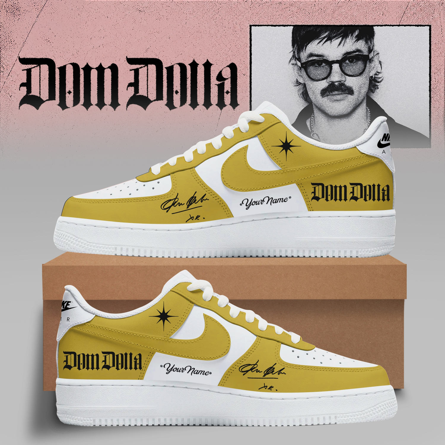 Dom Dolla Tour X Collection Baseball Custom Sneakers 2026