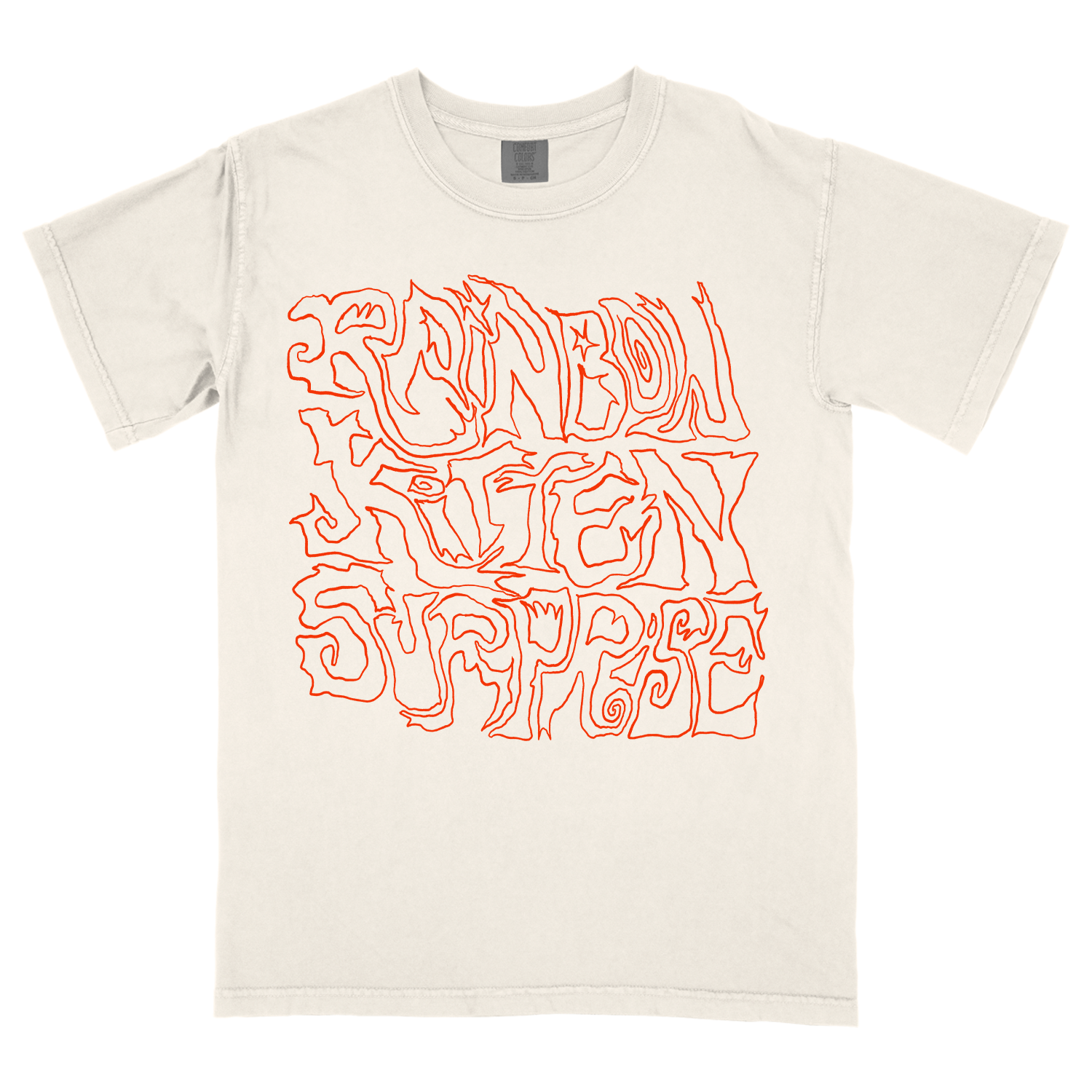 Doodle Tee, Doodle Beige T Shirt For Fan