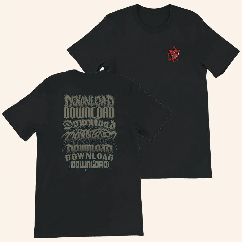 Download Festival Merch Store Shop Download Typeface Takeover TShirt Dad Gifts