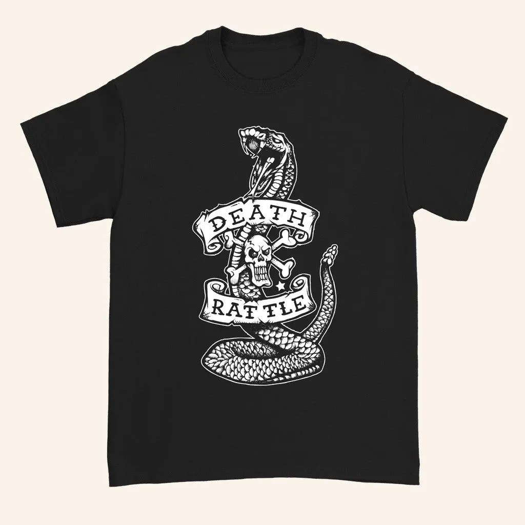 Downright Merch Death Rattle Snake TShirt Best Gifts For Boyfriend