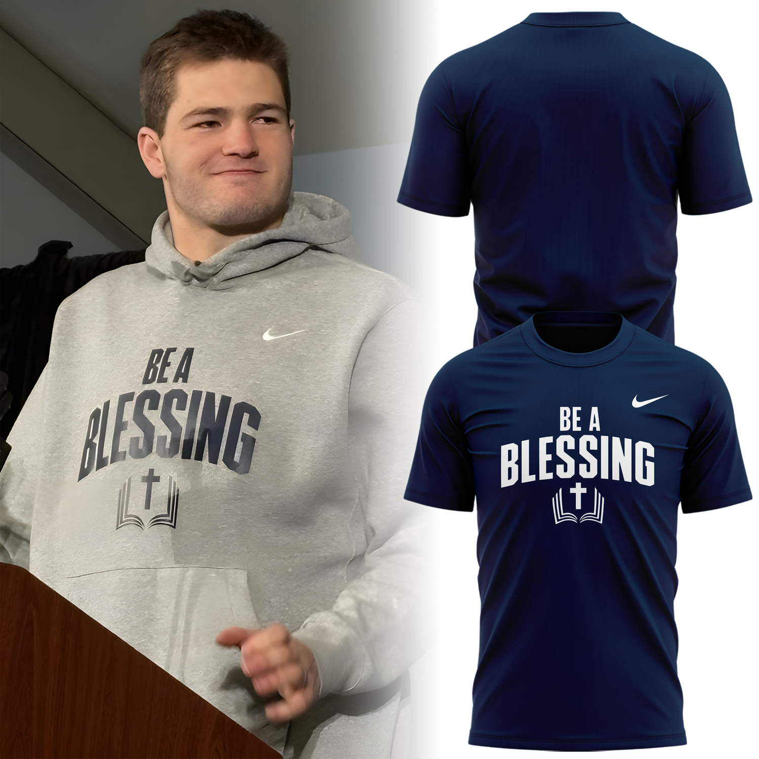 Drake Maye Be a Blessing 2026 Graphic TShirt