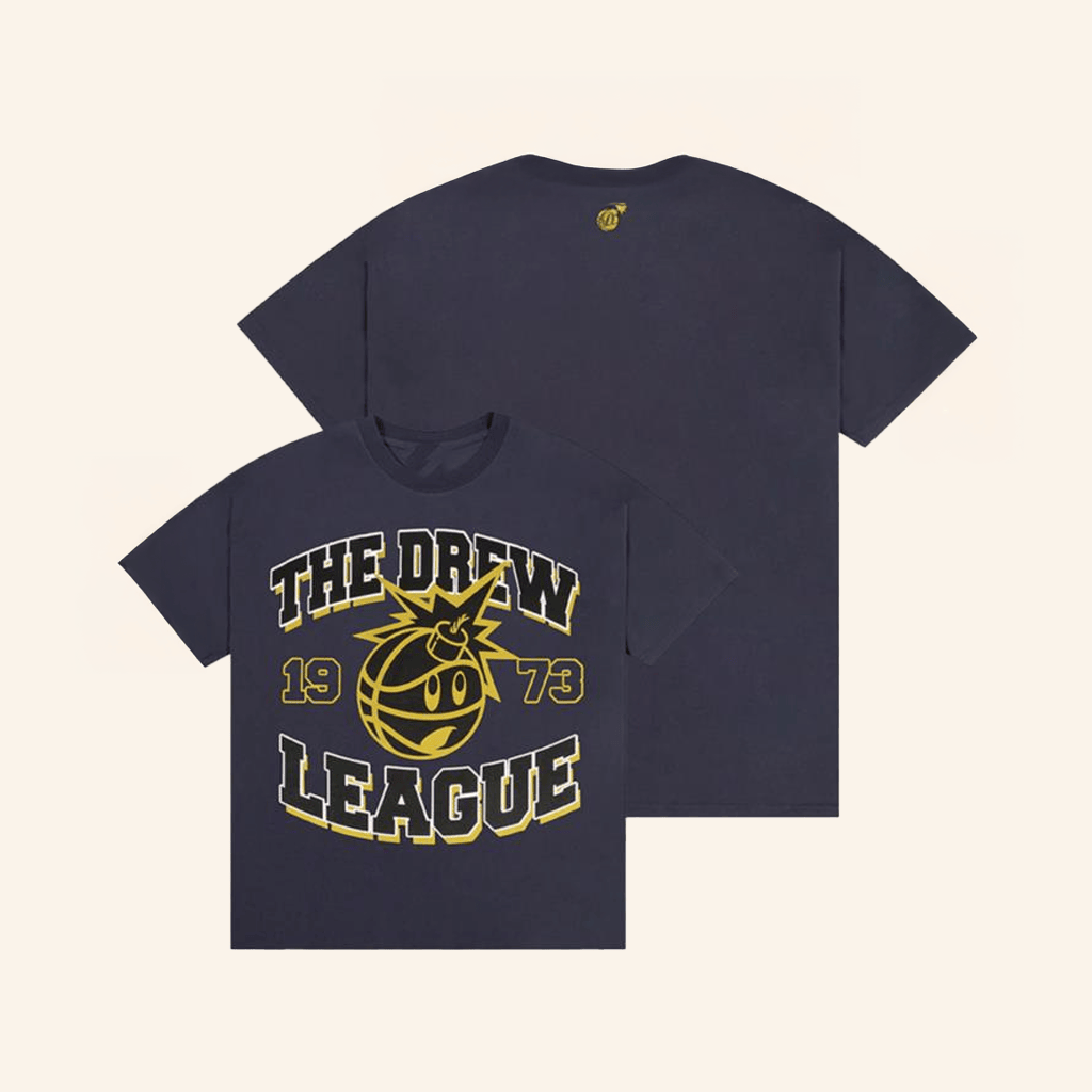 Drew League Merch The Hundreds X Drew League Vintage Bomb Navy TShirt Him Gifts