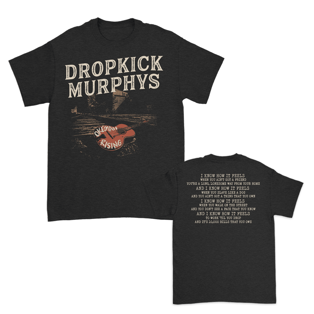 Dropkick Murphys Merch Dropkick Murphys Okemah Rising Album Cover TShirt Fans Gifts