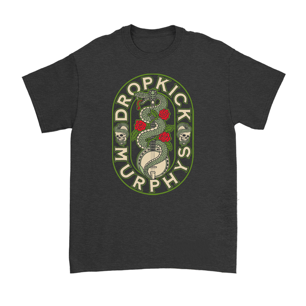 Dropkick Murphys Merch Dropkick Murphys Snake Banjo TShirt Gifts For Band Fans