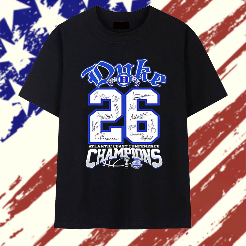 Duke Blue Devils Atlantic Coast Conference Champions T Shirt