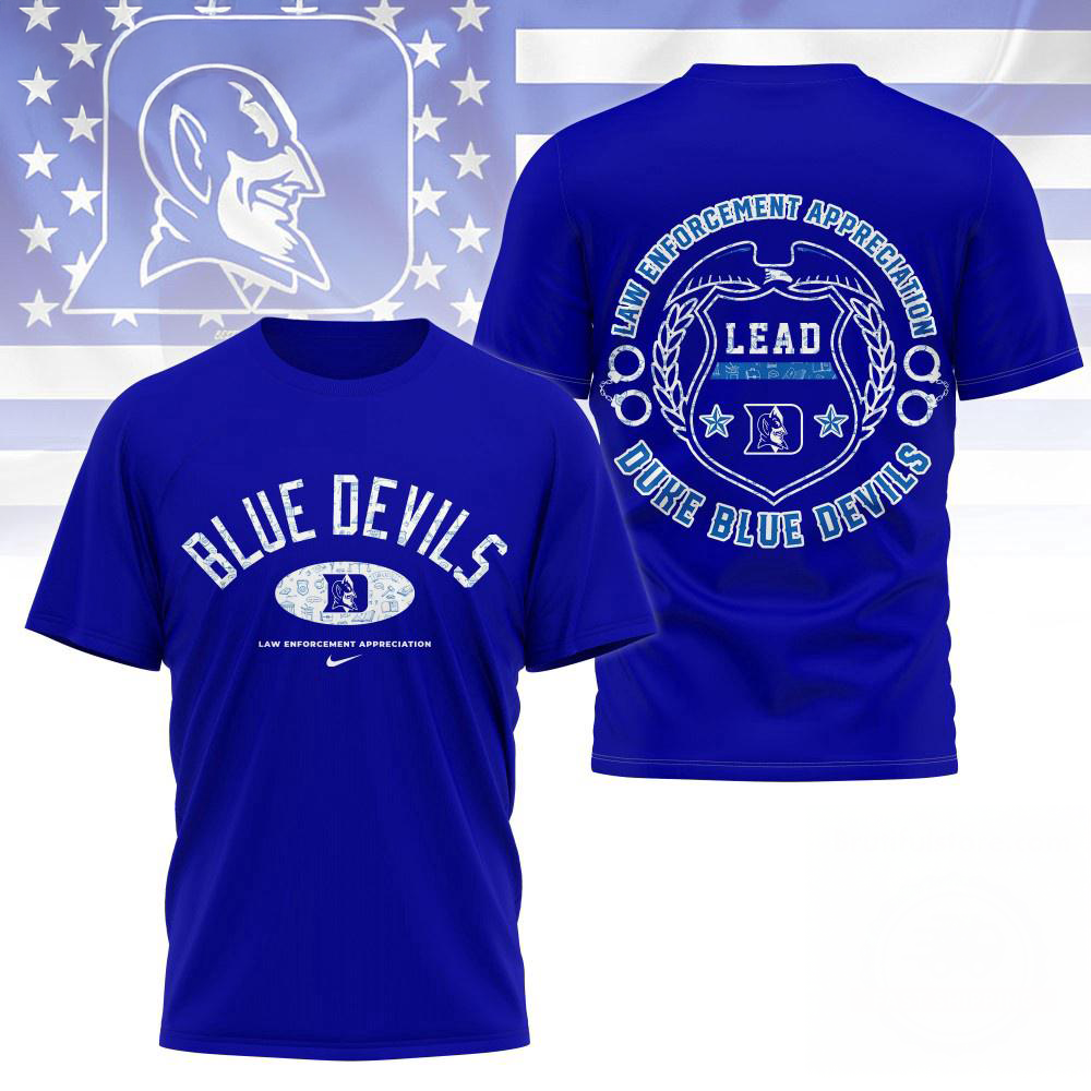 Duke Blue Devils NCAA Law Appreciation Month Unisex 3D Shirt