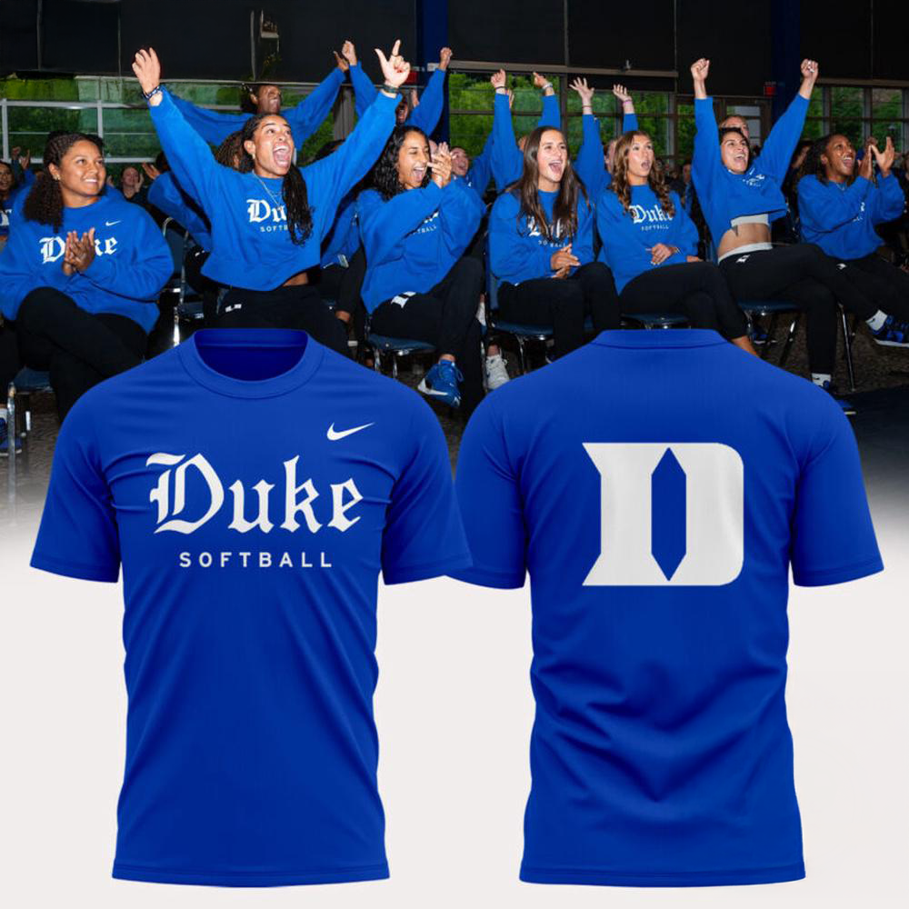 Duke Blue Devils Softball 2025 New Uniform T Shirt