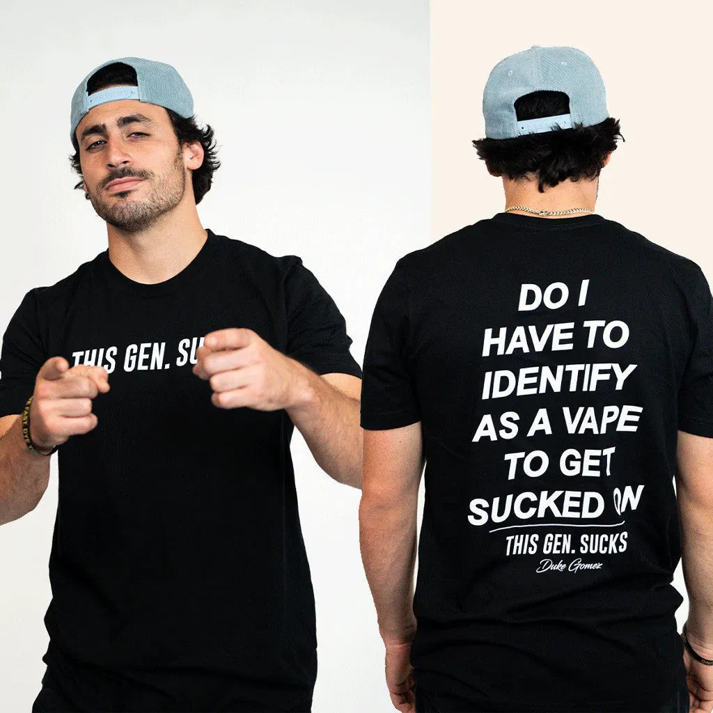 Duke Gomez Merch Identify As A Vape TShirt Gifts For Dudes