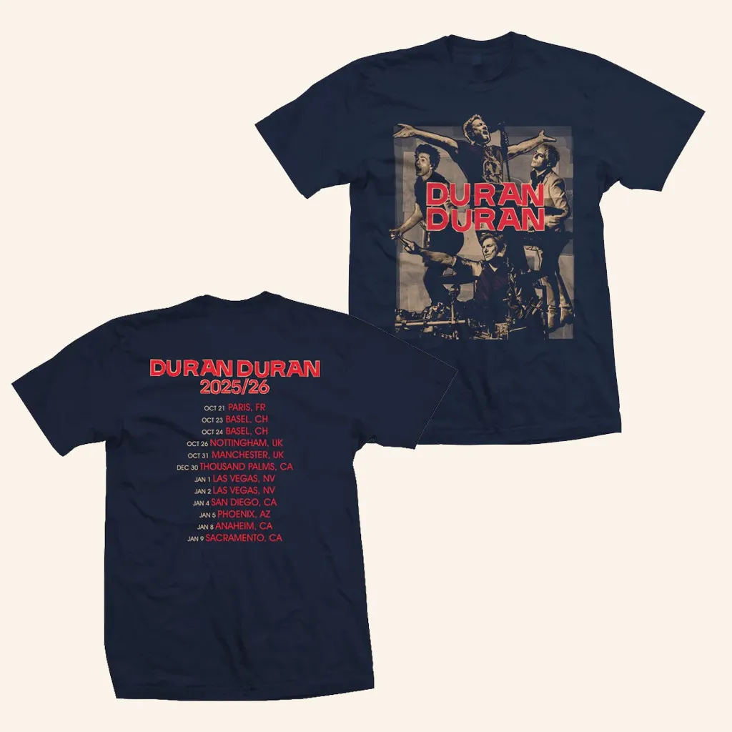 Duran Duran Merch Collage Bandshot Tour TShirt Christmas Gifts For Pop Fans