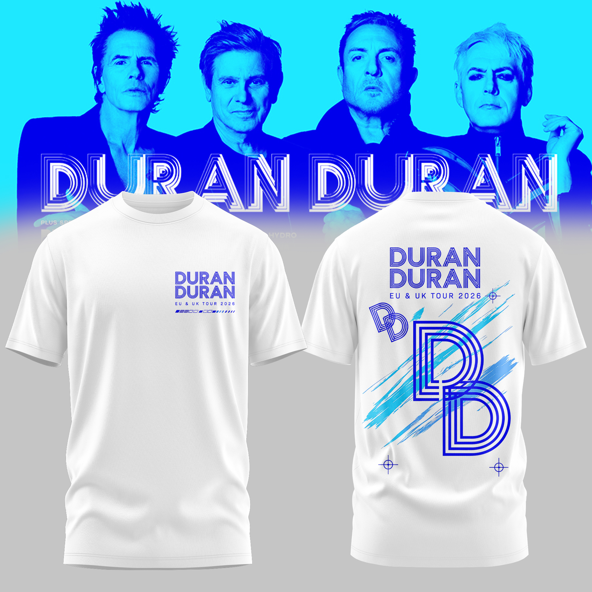 Duran Duran UK EU Autumn Tour 2026 Collector Edition Graphic T Shirt
