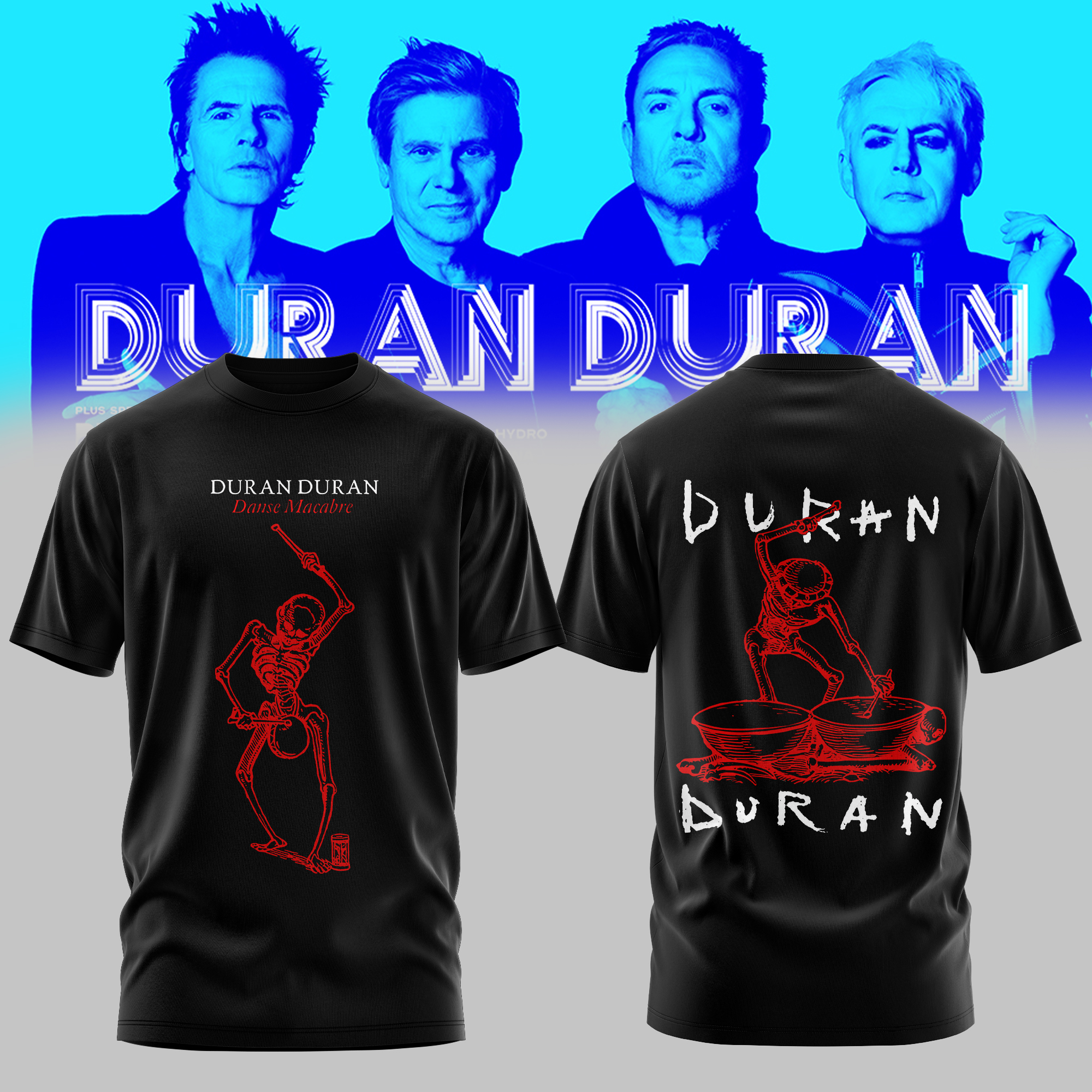 Duran Duran UK EU Autumn Tour 2026 Official Concert Graphic T Shirt