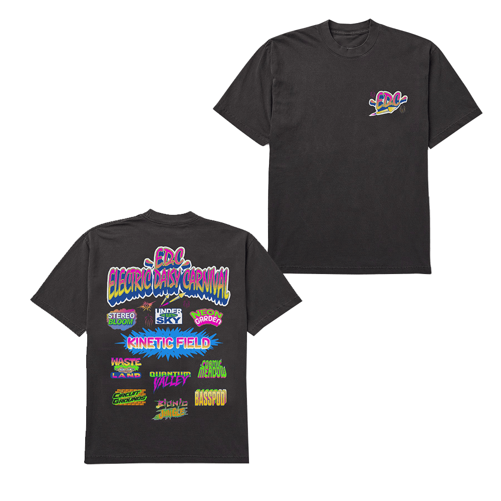 EDC Merch EDC Orlando Fireworks Stages TShirt Music Gifts For Fans