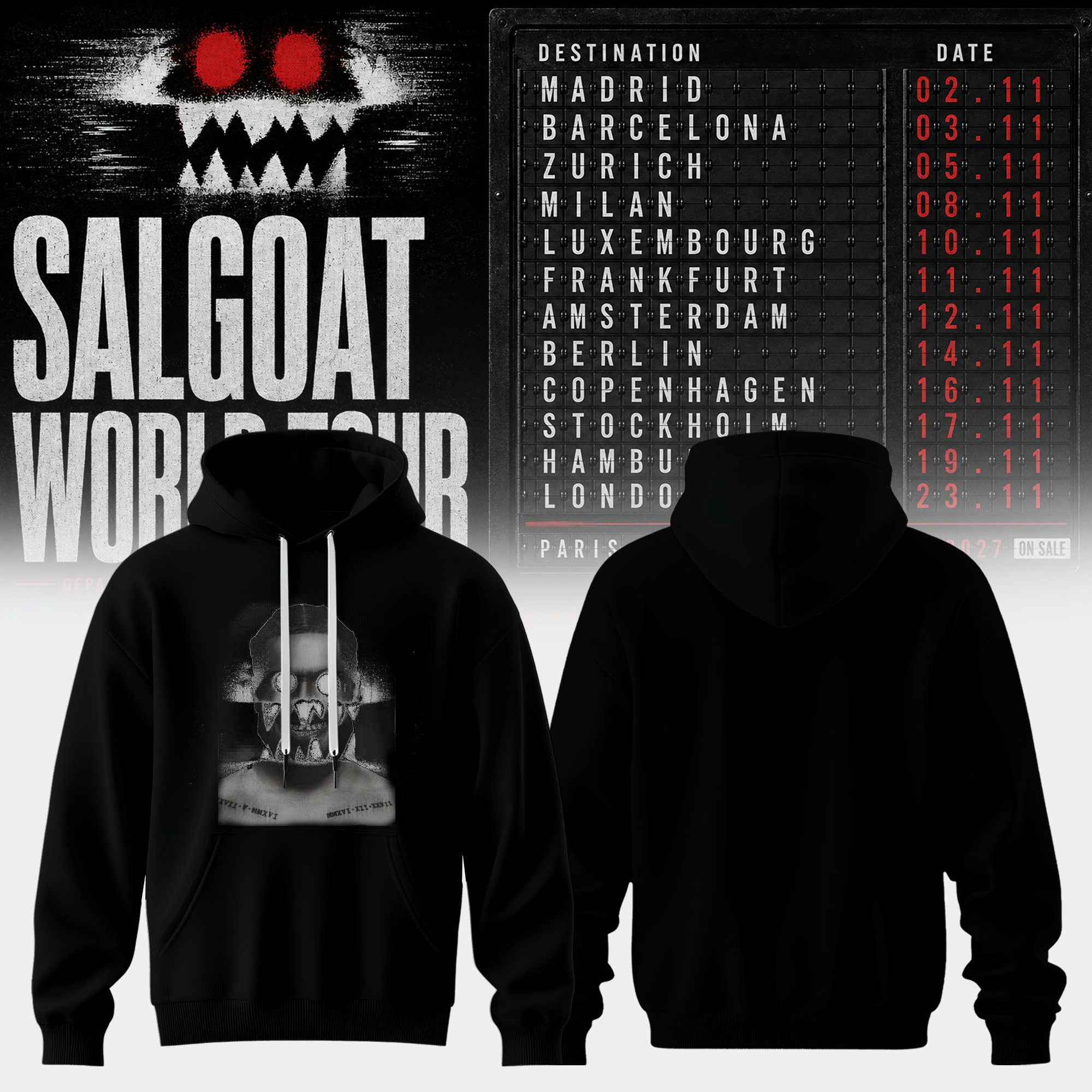 ELGRANDETOTO Salgoat World Tour Signature Fan Hoodie