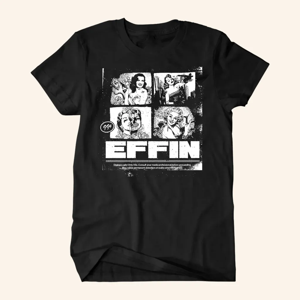 Effin Merch Pinup Grunge TShirt Birthday Gift Ideas For Her